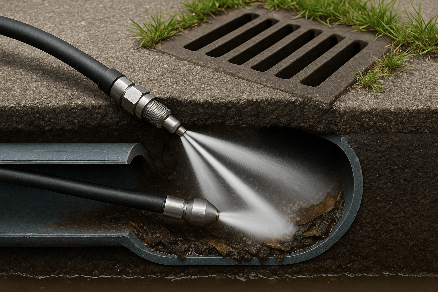 Rohrreinigung mit Hochdruck Ablauf, Vorteile und Grenzen der Methode